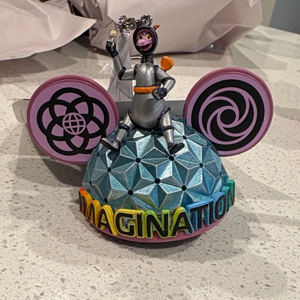 Disney Imagination Epcot Figment ornament NWT